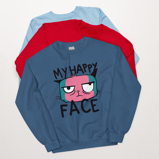 My Happy Face Unisex Sweatshirt