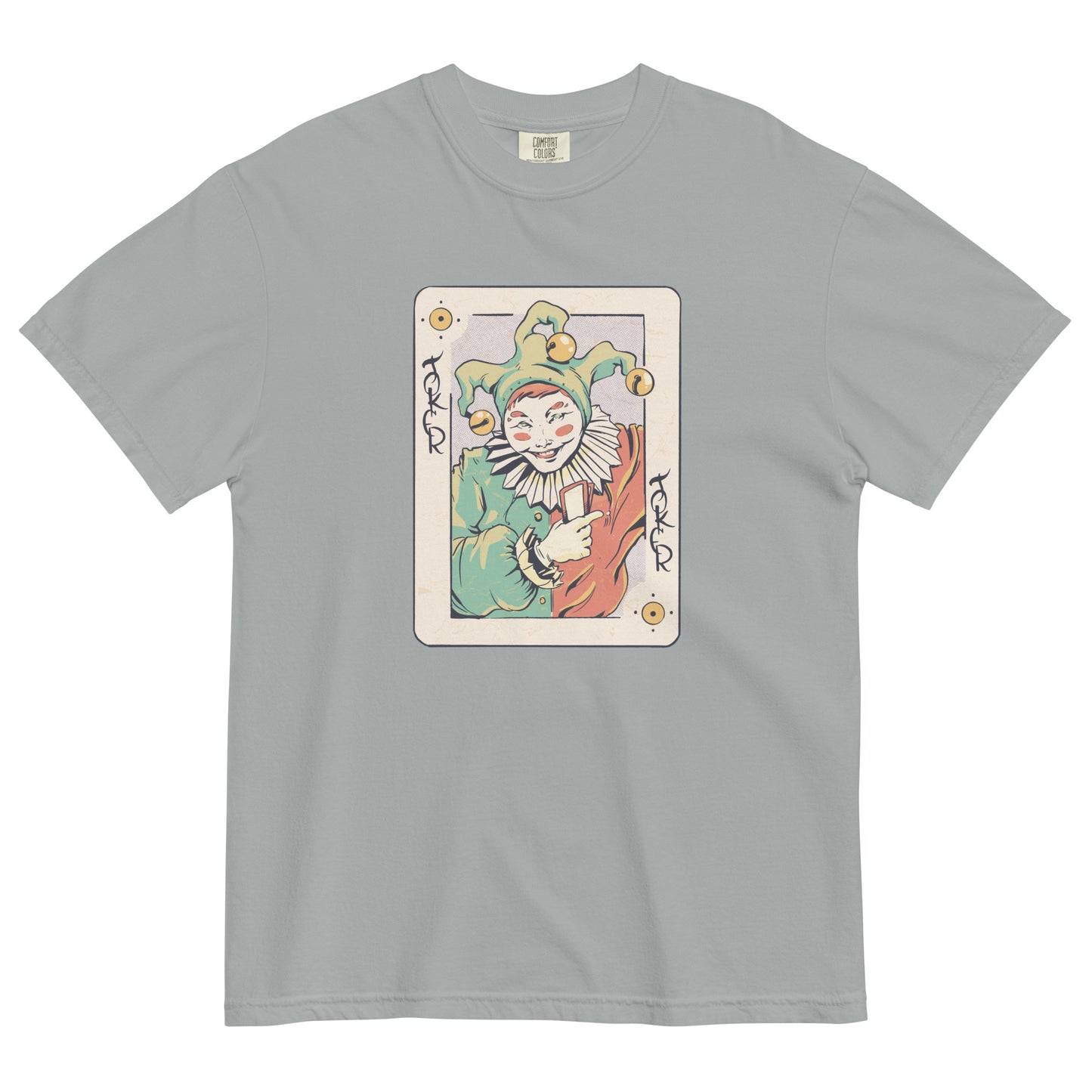 Joker Card Unisex garment-dyed heavyweight t-shirt