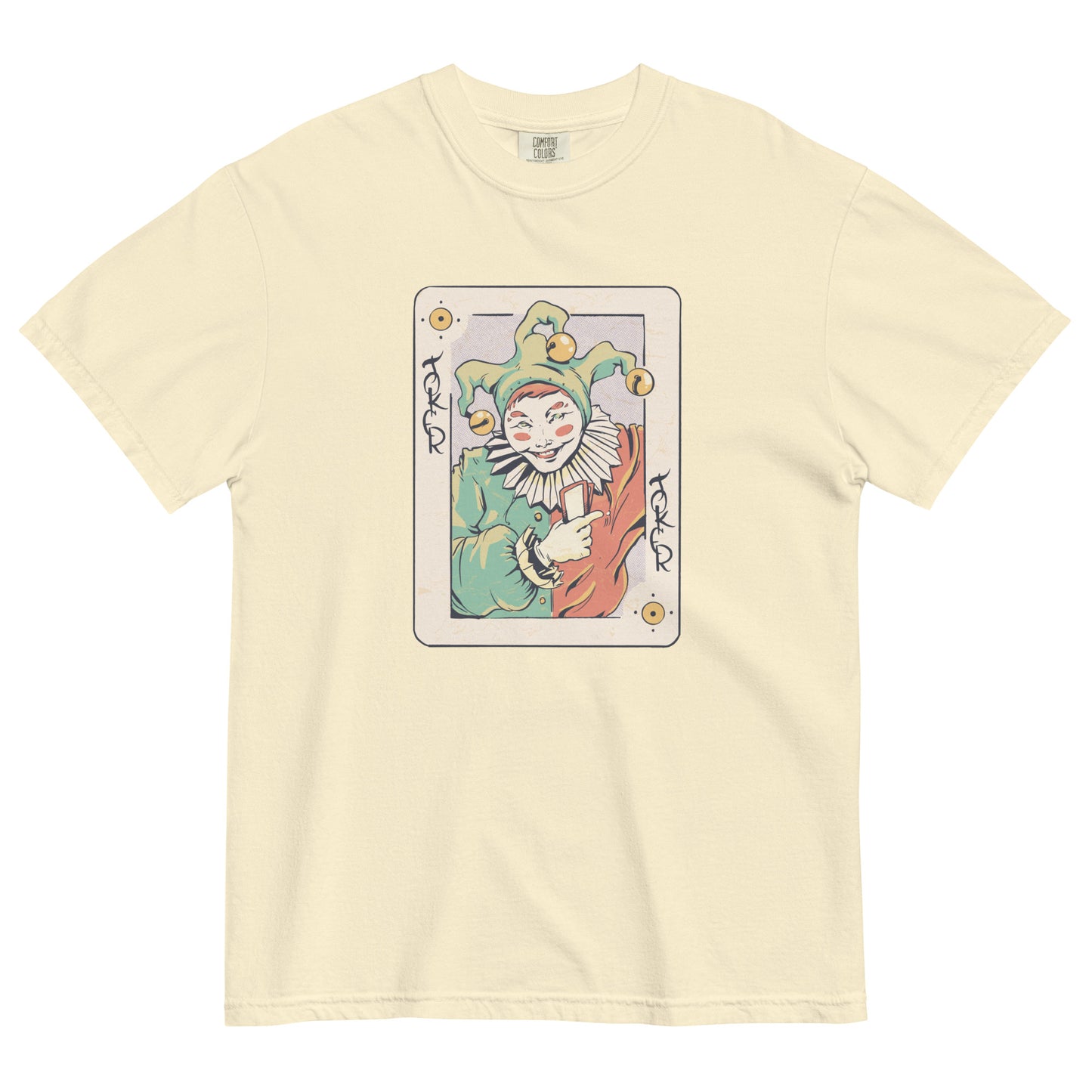 Joker Card Unisex garment-dyed heavyweight t-shirt