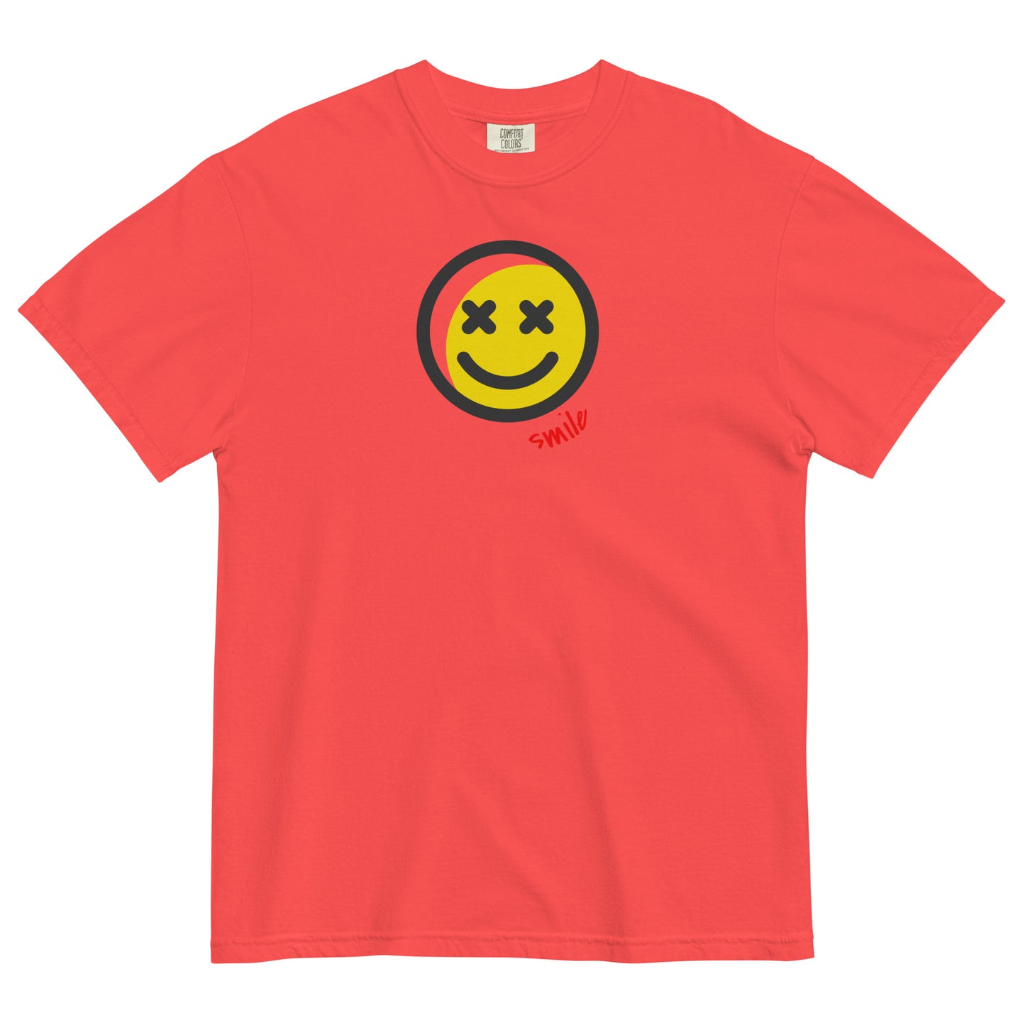 Smile Unisex garment-dyed heavyweight t-shirt