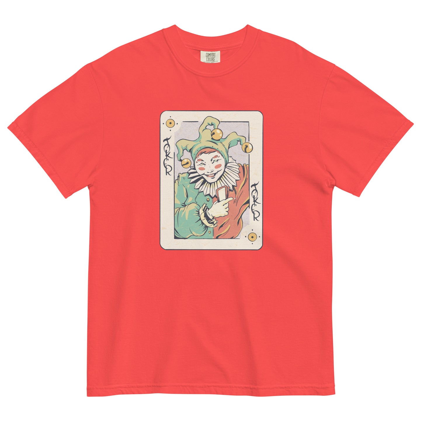 Joker Card Unisex garment-dyed heavyweight t-shirt