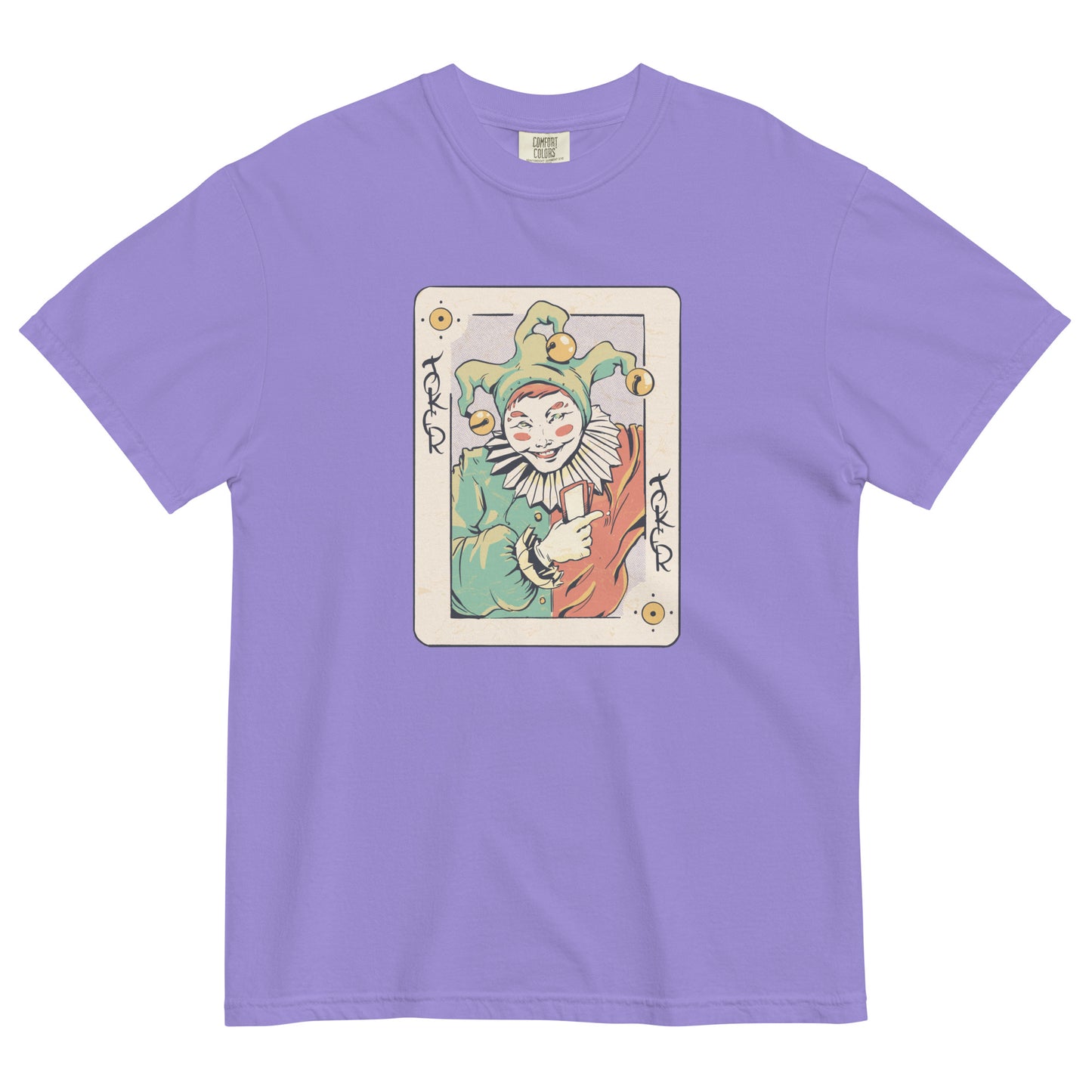 Joker Card Unisex garment-dyed heavyweight t-shirt