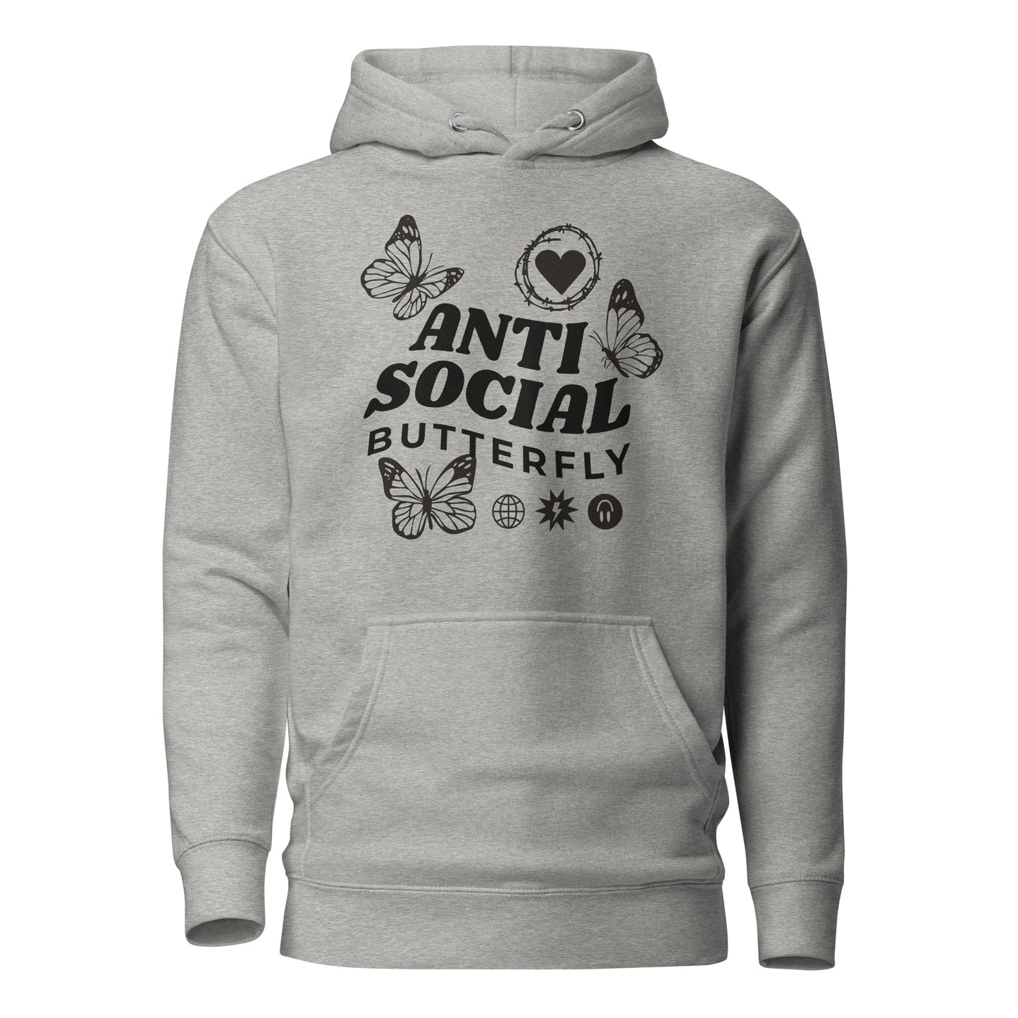 Anti-Social Butterfly Unisex Hoodie