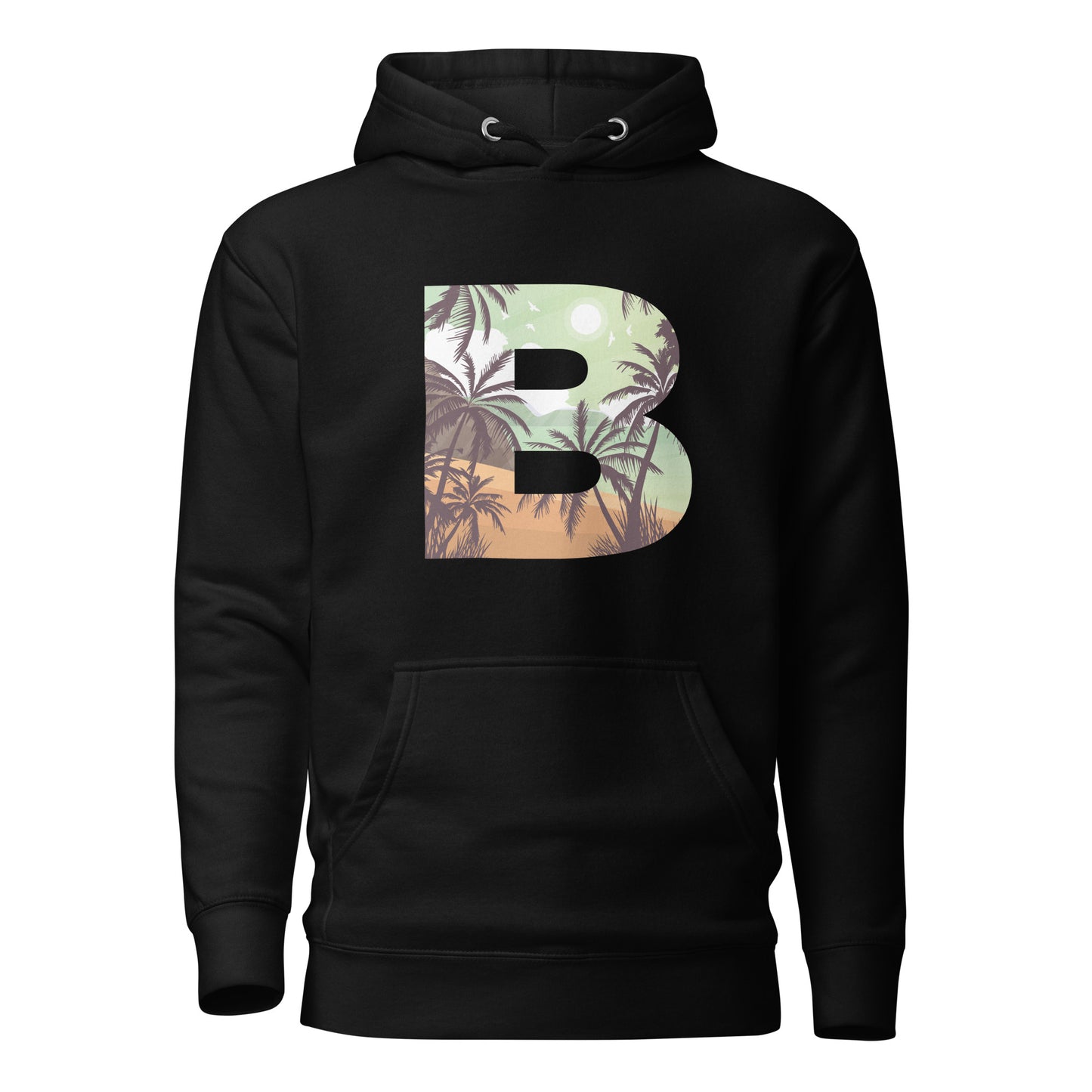 B Palm Trees Unisex Hoodie