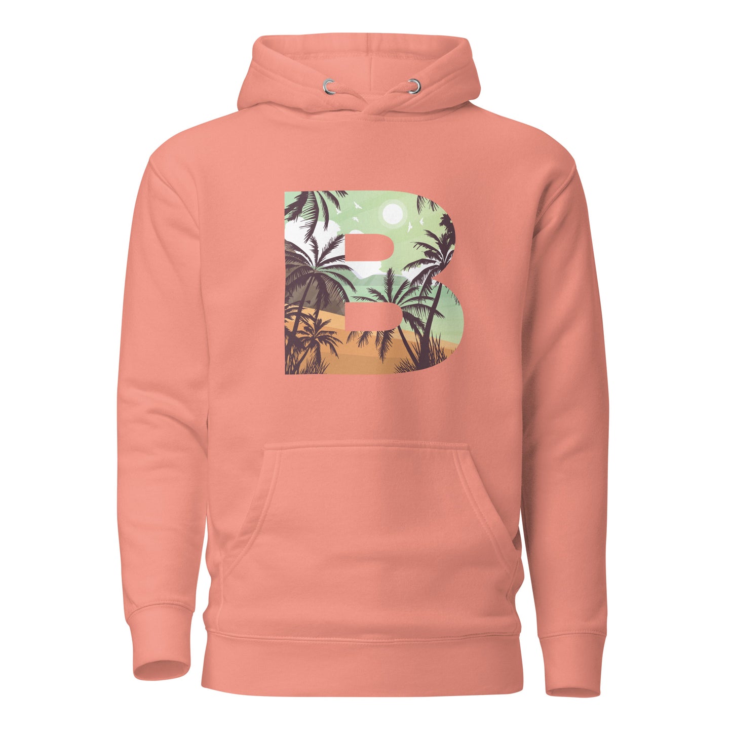 B Palm Trees Unisex Hoodie