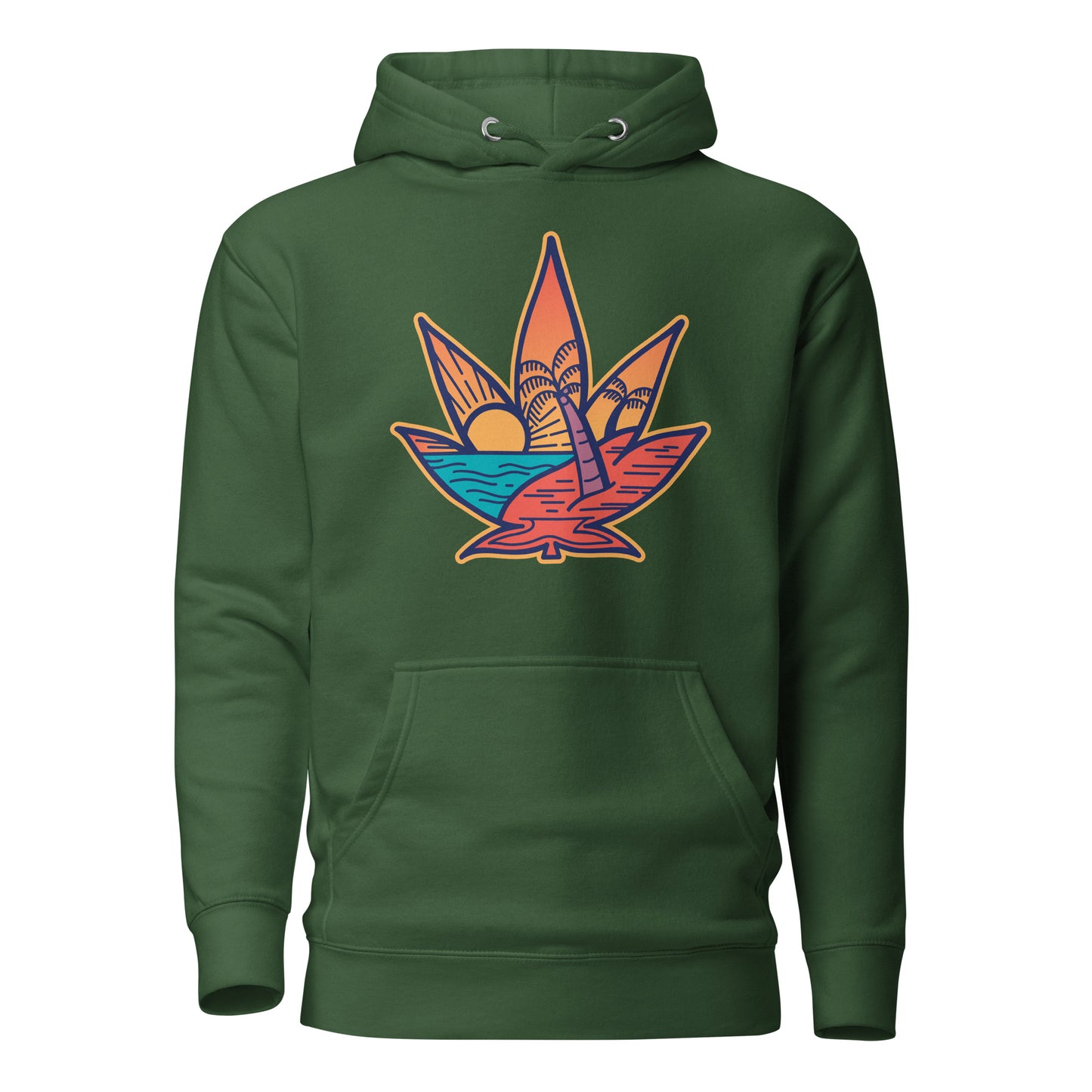 Weed Sunset Unisex Hoodie