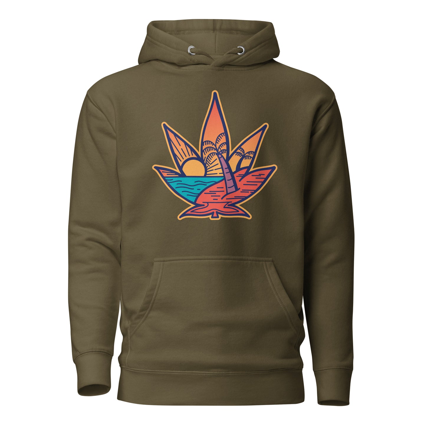 Weed Sunset Unisex Hoodie