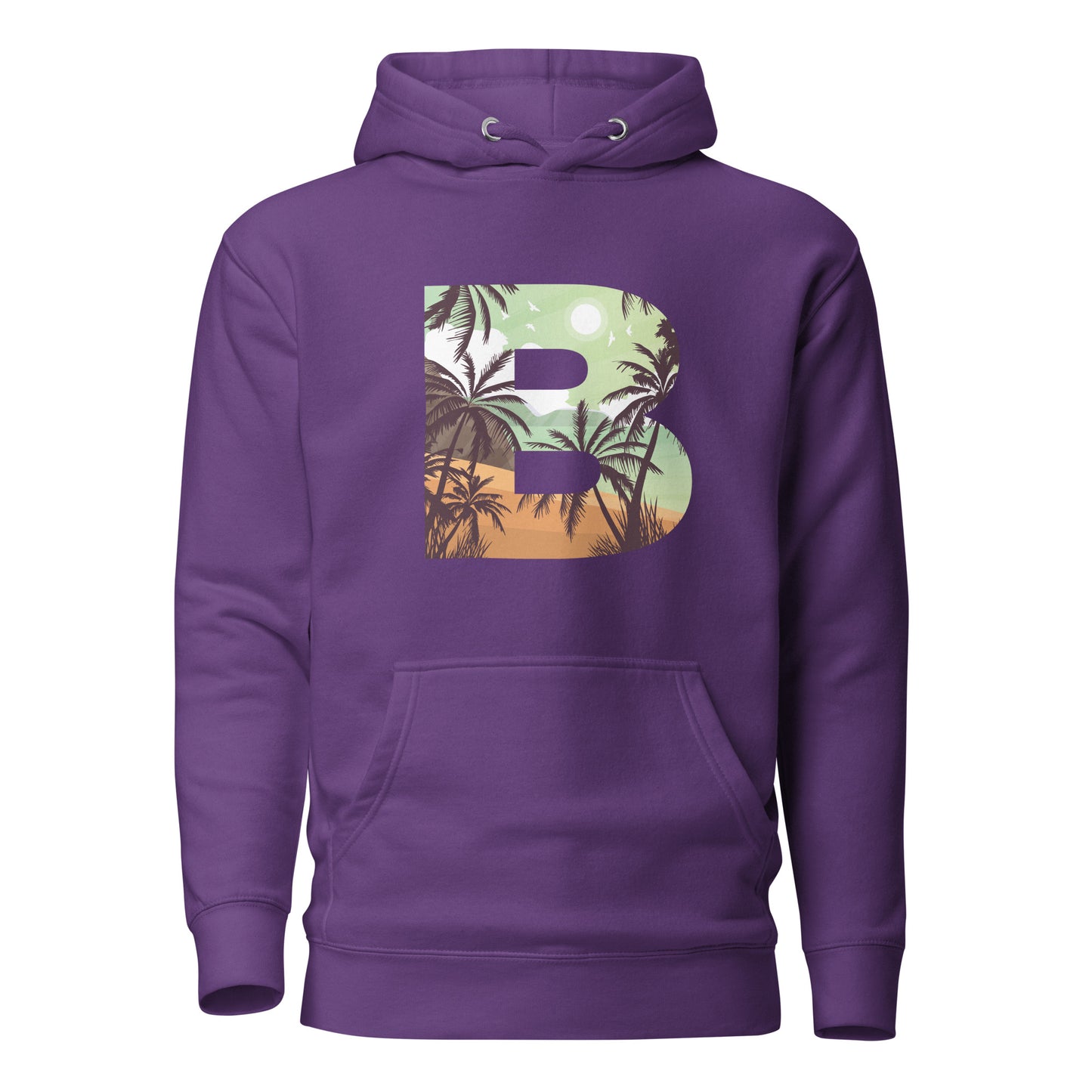 B Palm Trees Unisex Hoodie