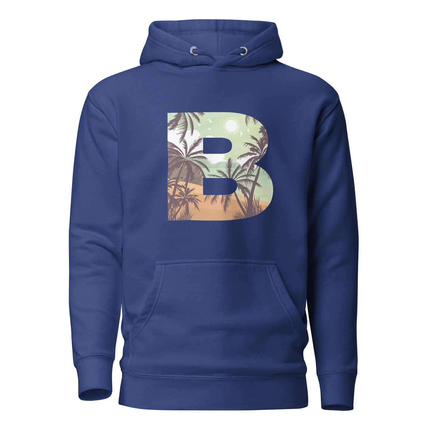 B Palm Trees Unisex Hoodie