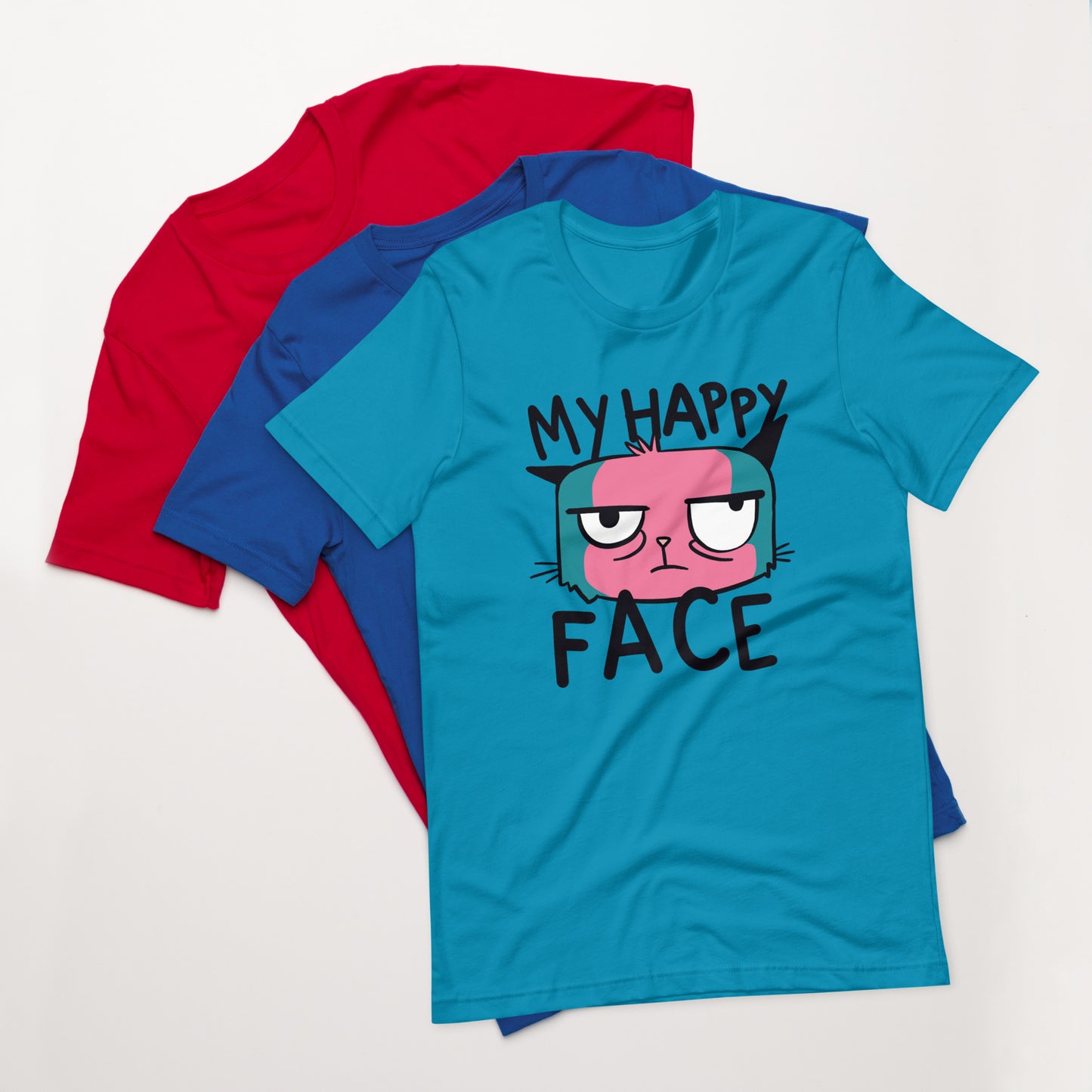 My Happy Face Short Sleeve Unisex t-shirt