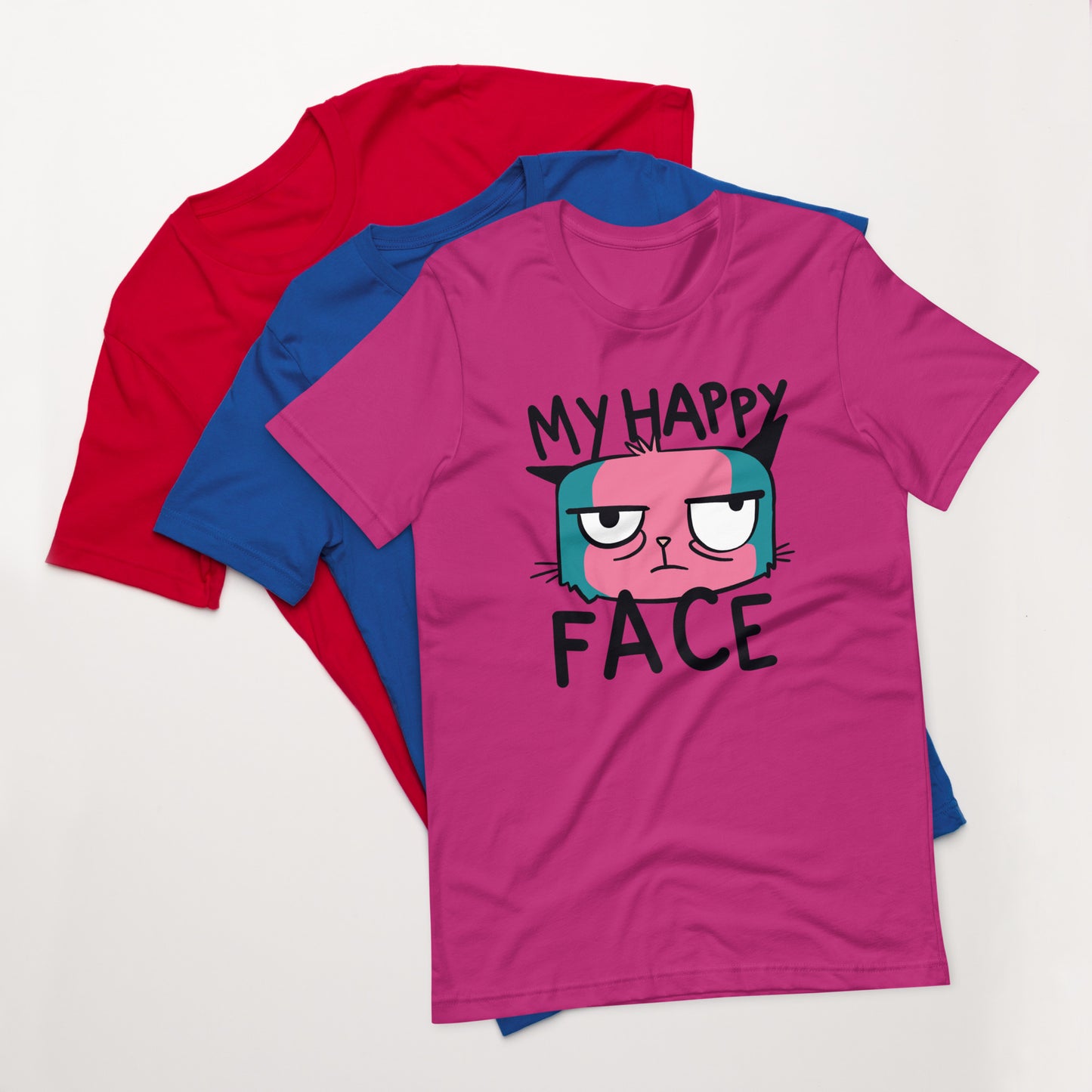 My Happy Face Short Sleeve Unisex t-shirt