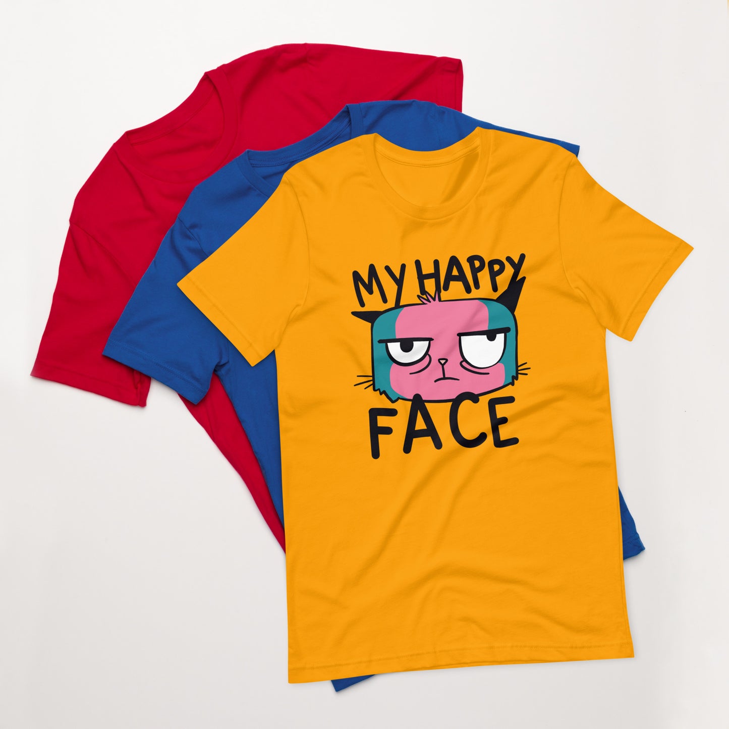 My Happy Face Short Sleeve Unisex t-shirt