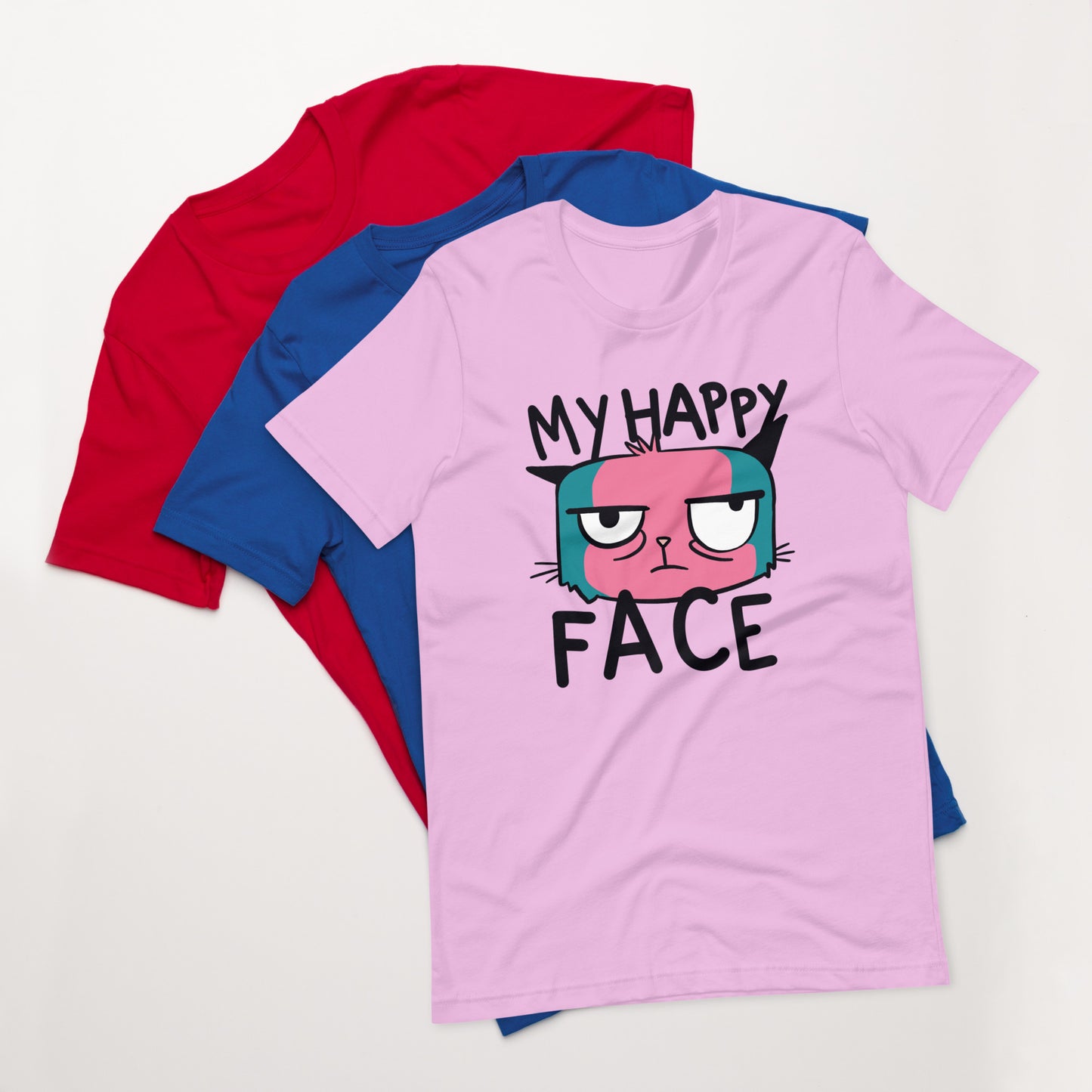 My Happy Face Short Sleeve Unisex t-shirt