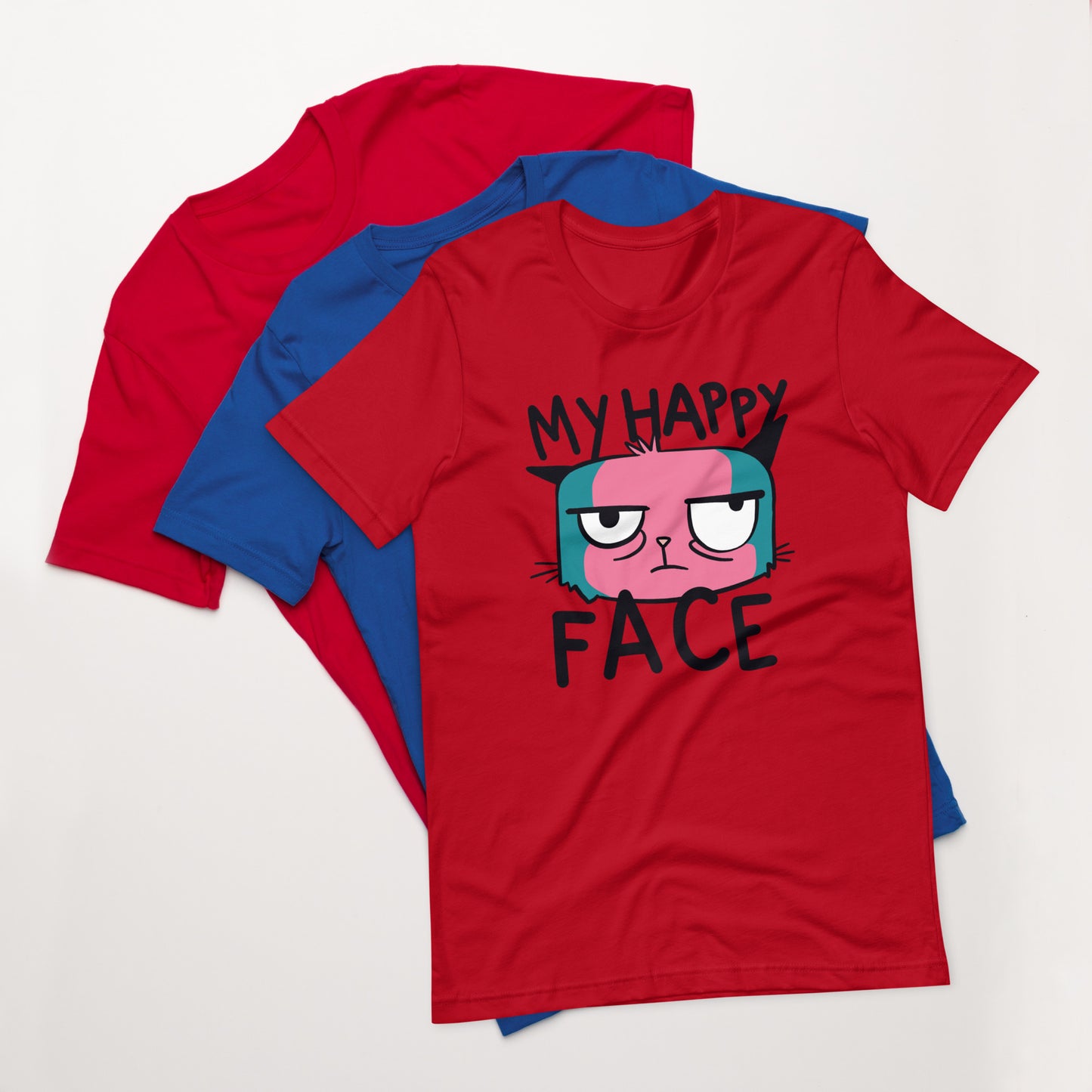 My Happy Face Short Sleeve Unisex t-shirt