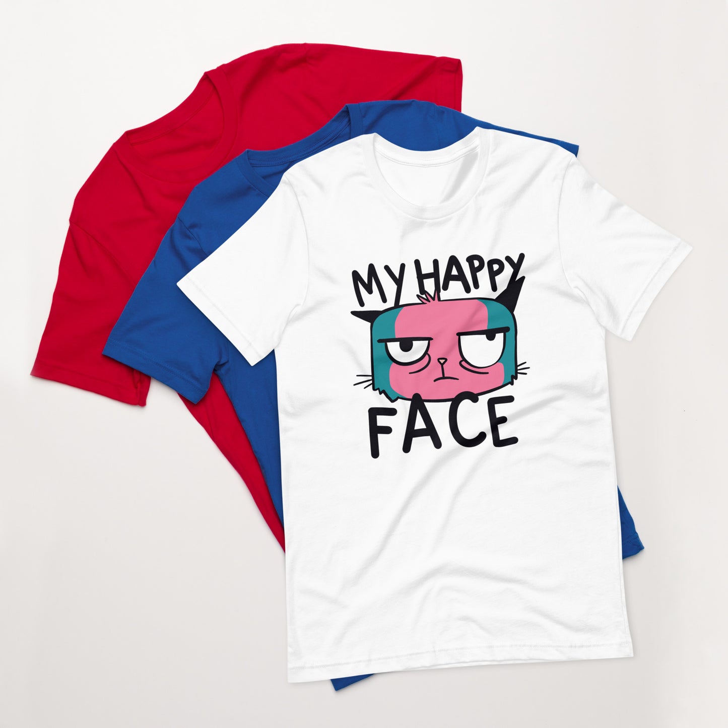 My Happy Face Short Sleeve Unisex t-shirt